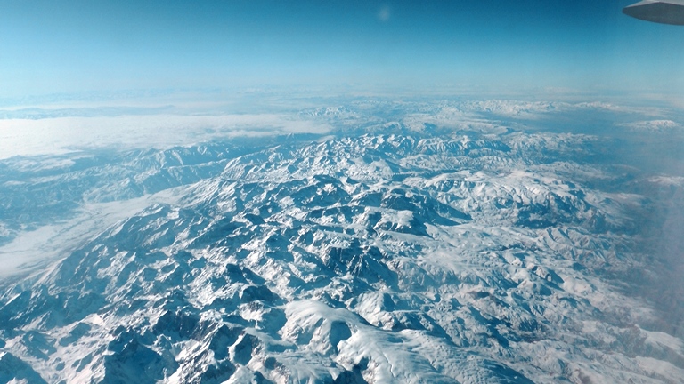 Auf den Bergen der Türkei liegt Schnee